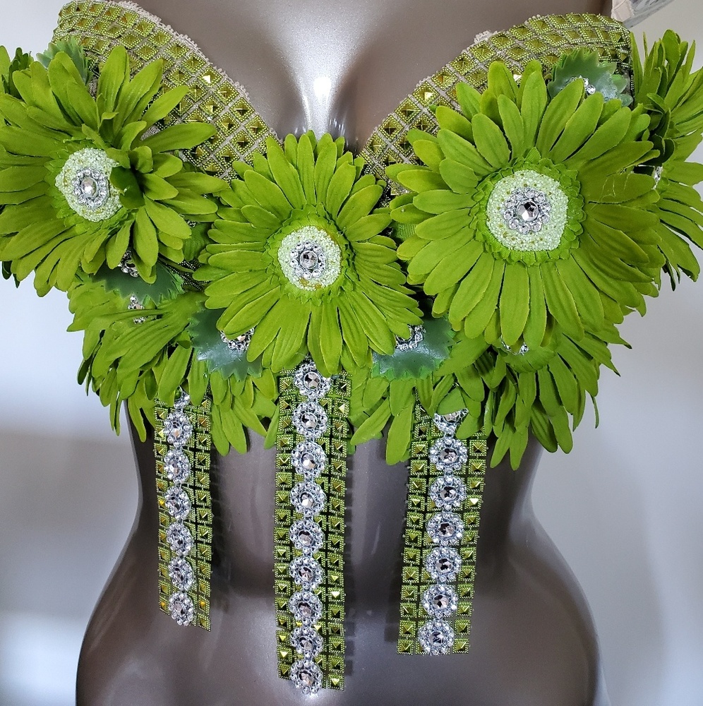 Rave bra green new 36C